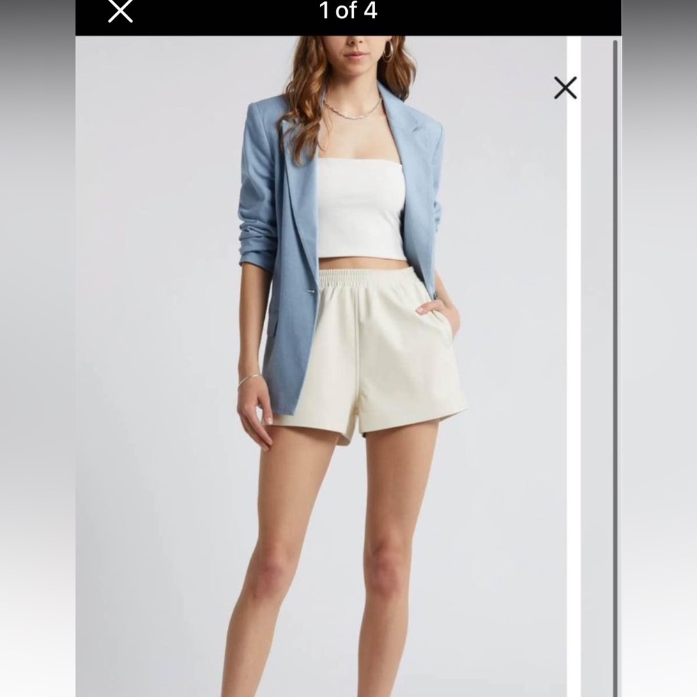 NWT linen blazer